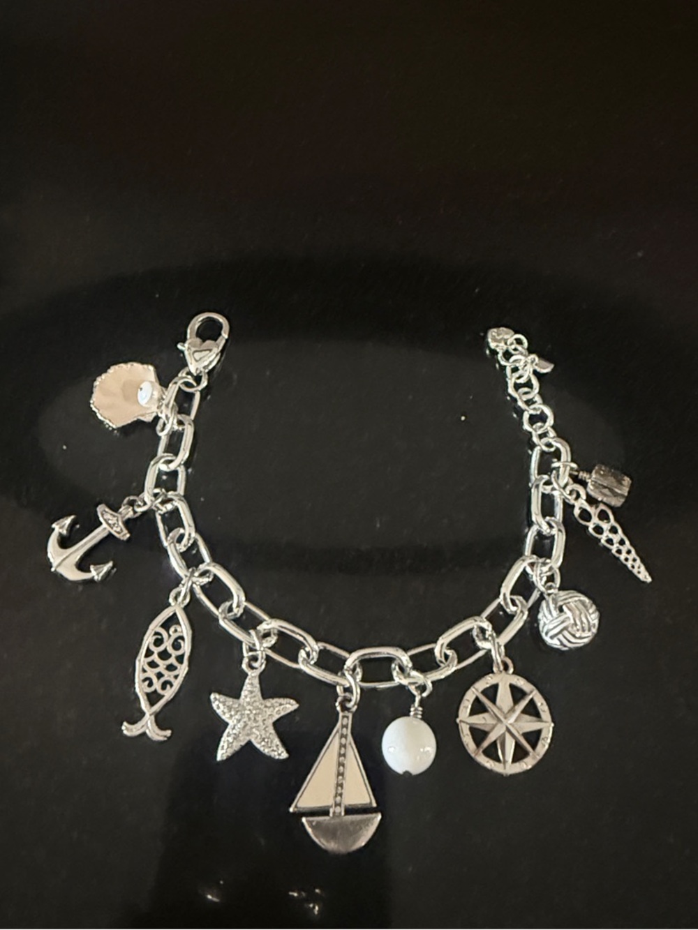 ⚓️Brighton Ship To Shore Silver Nautical Charm Bracelet